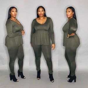 Comfy Living Set - Olive